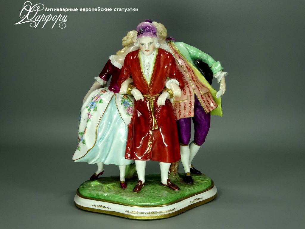 Купить фарфоровые статуэтки Meissen, Старый муж, Германия